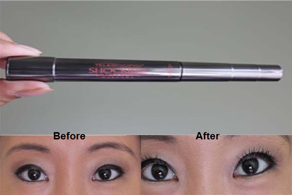 Loreal Telescopic Mascara - before after